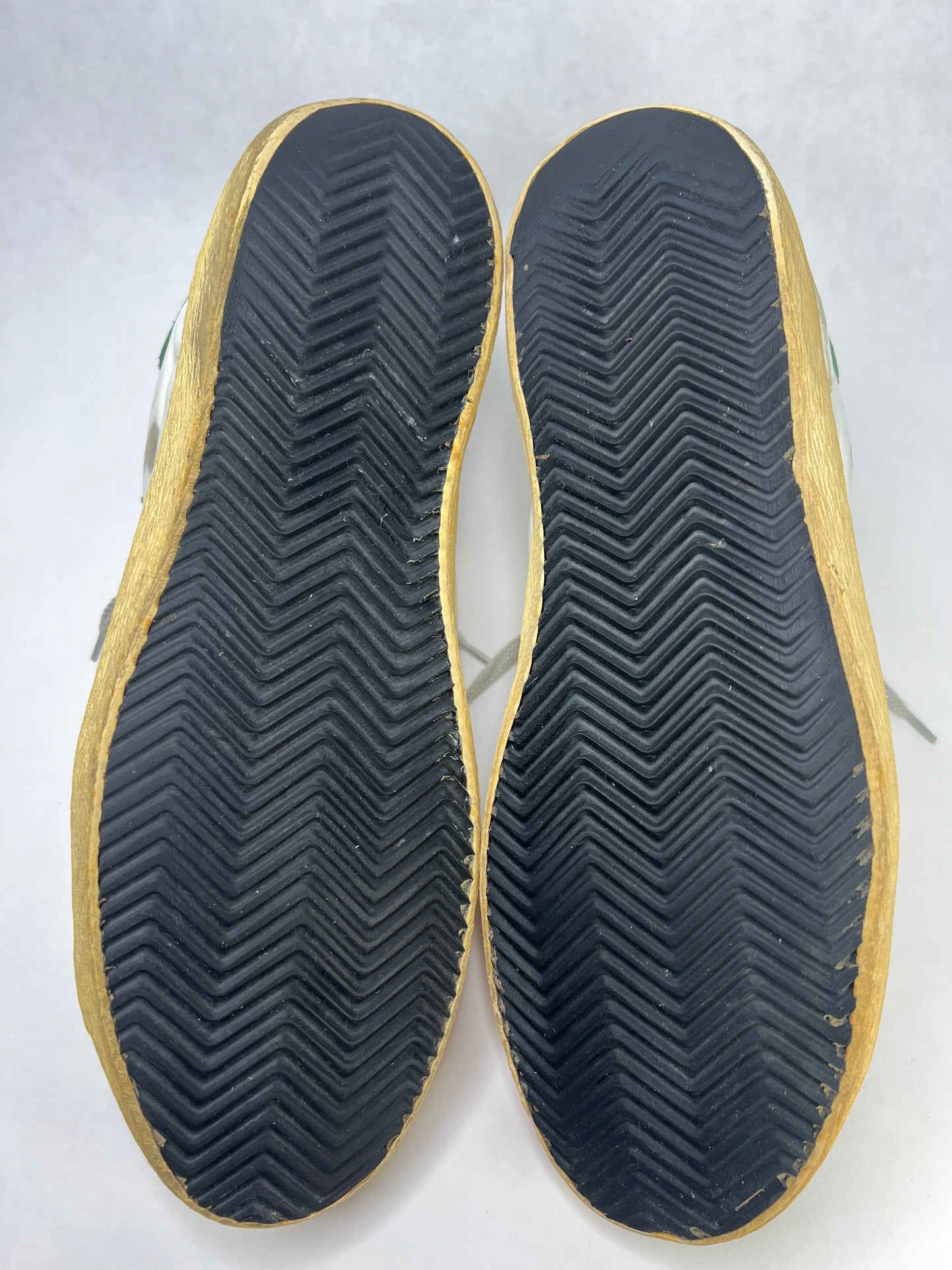 Golden Goose Superstar (White & Green)