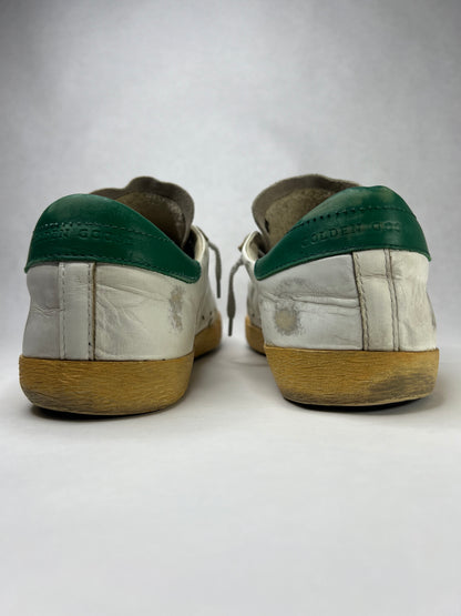 Golden Goose Superstar (White & Green)