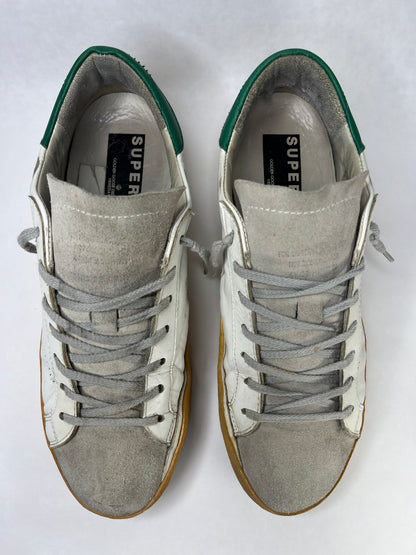 Golden Goose Superstar (White & Green)